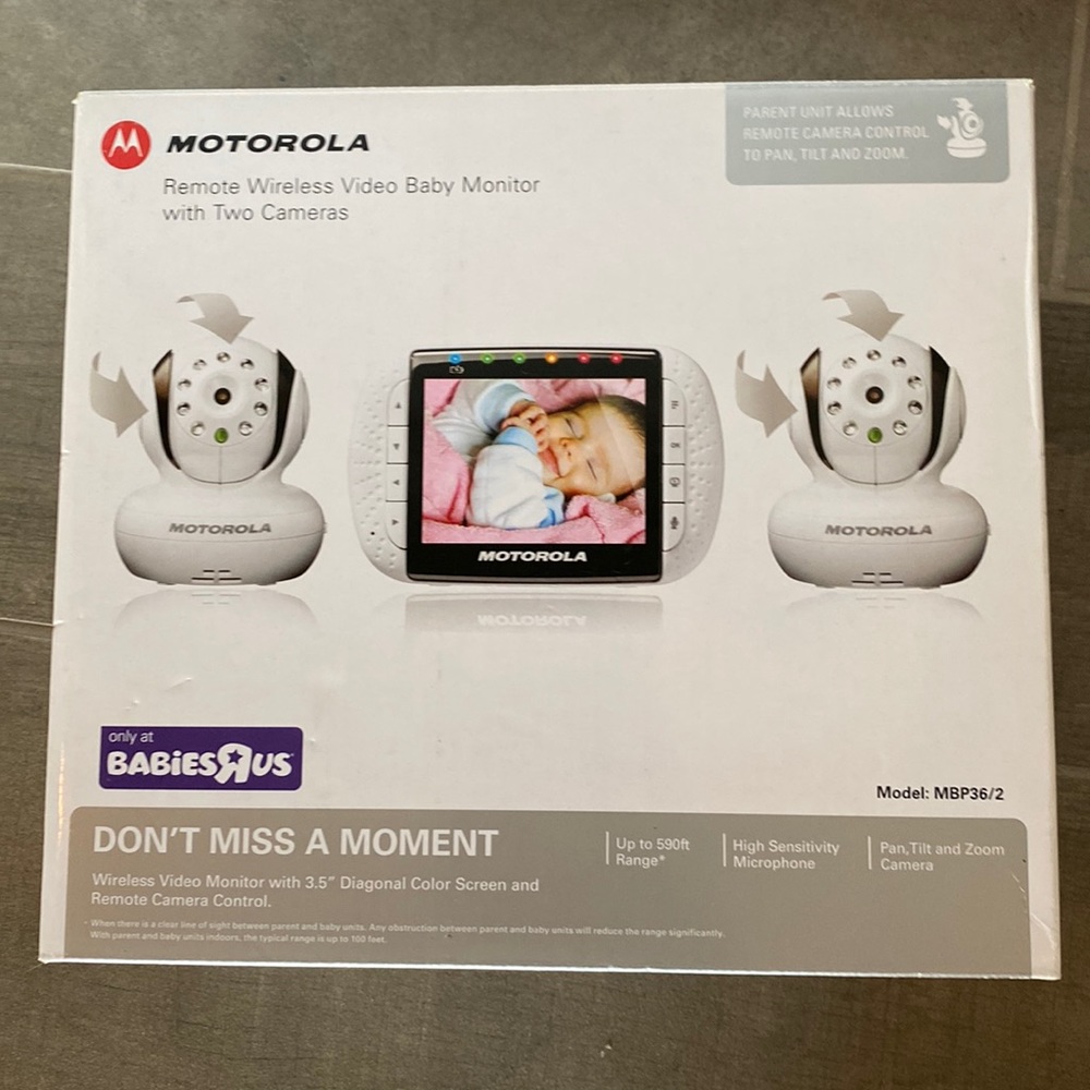 Dual baby monitor
